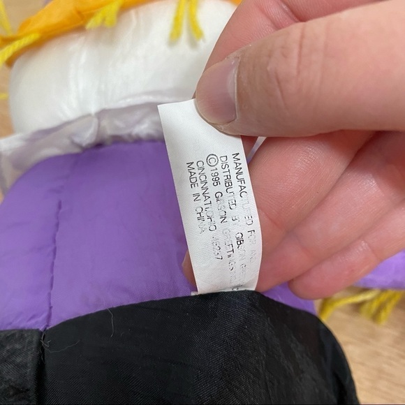 Vintage Puffy Nylon Scarecrow Stuffed Animal Fall - Picture 4 of 5